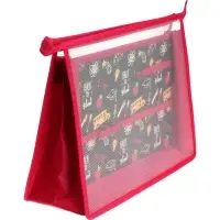 Папка для труда А4 &laquo;Школьный паттерн&raquo;, молния сверху