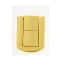 Замок-защелка на ящик ZM01, 4.3&times;3.2 см, цвет золото, 4 шт. TMP