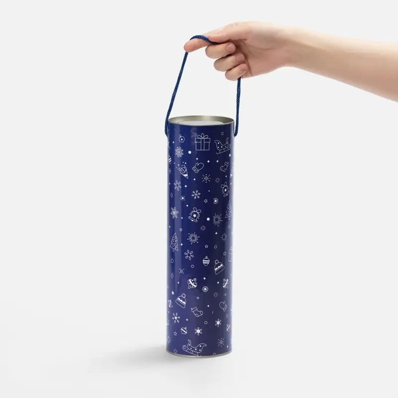 Тубус для бутылки Snowlace, синий