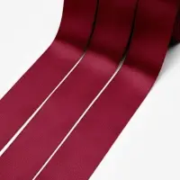 Атласная лента, набор 3 шт., 50 мм, 23&plusmn;1 м, бордовая №48