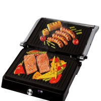 Электрогриль КТ-1662 двусторонний гриль электрический 2200Вт