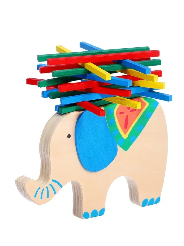 Настольная игра на равновесие &laquo;Слон и башня&raquo;, от 1 игрока, 5+