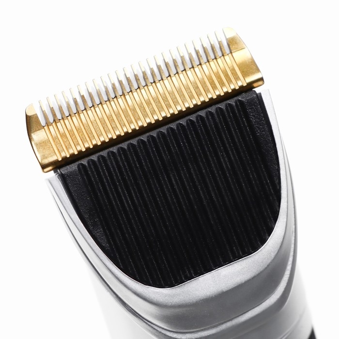 Машинка для стрижки с керамическим лезвием, регулировка ножа, USB-зарядка красная Машинка для стрижки с керамическим лезвием, регулировка ножа, USB-зарядка красная