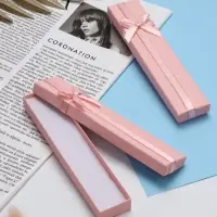 Набор коробочек подарочных 6 шт. под браслет, цепочку, часы, 21&times;4&times;2 см, розовый