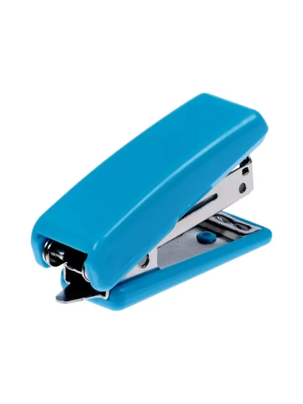 Степлер МИНИ №10, до 7 листов, синий