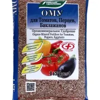 Удобрение органоминеральное для томатов, перцев, баклажан, 1 кг