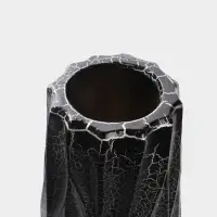 Ваза напольная керамика "Балфри" 60х13 см, чёрный