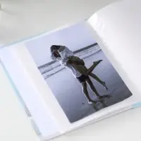 Фотоальбом на 40 фото 10х15 см "Подарки у ёлочки" в коробке тисн.золото 4,7х14х17 см