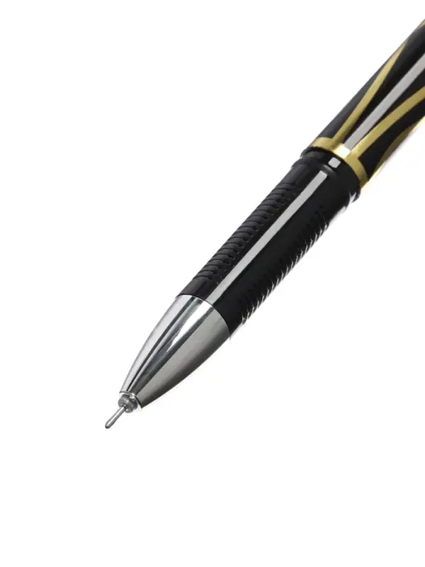 Ручка гелевая, чёрный стержень, узел 0.5 мм, корпус с узором