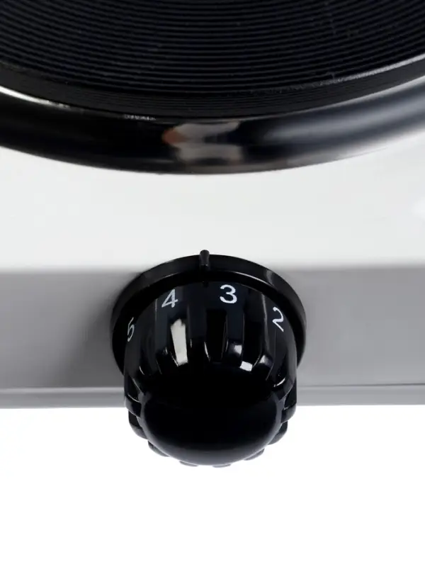 Плитка электрическая LHP-005, 2 конфорки, 2000 Вт, нагреватель диск, белая