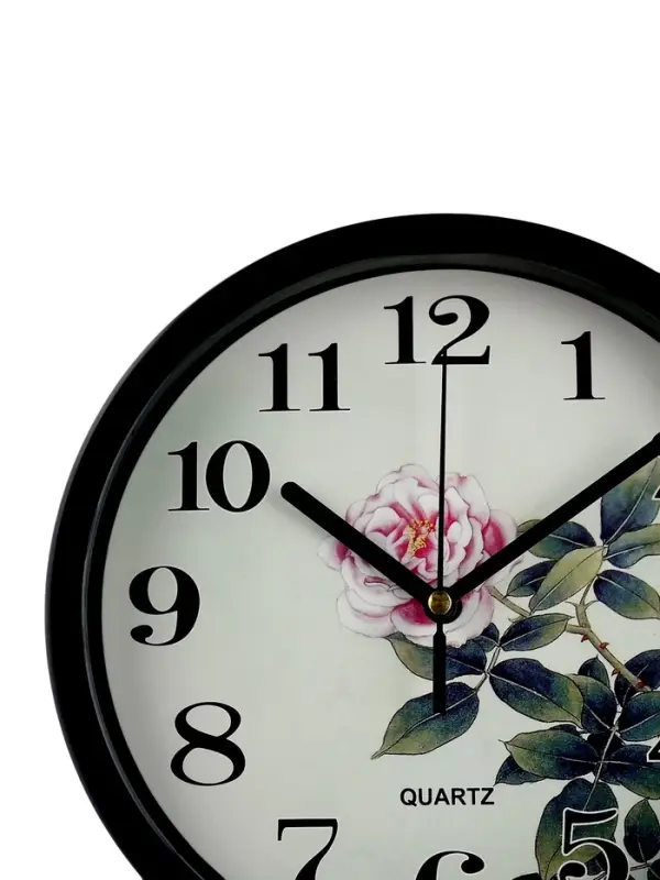 Часы настенные &laquo;Роза&raquo;, d=20 см, дискретный ход