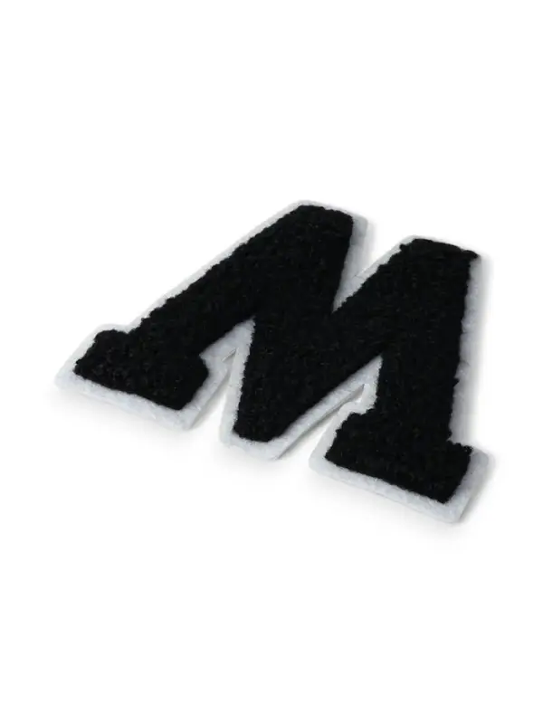 Термоаппликация MOSCOW, 8×6 см - размер буквы, набор 6 шт., чёрная Термоаппликация MOSCOW, 8×6 см - размер буквы, набор 6 шт., чёрная