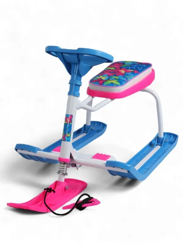 Снегокат "Тимка спорт 1+" с бабочками 3D ТС1+/БО