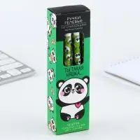 Ручка пиши стирай синяя паста 0,5 мм с колпачком «Панда» Ручка пиши стирай синяя паста 0,5 мм с колпачком «Панда»