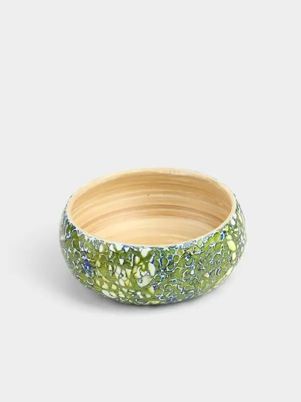 Ваза для фруктов, 15&times;15&times;6 см, бамбук