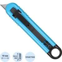 Нож безопасный Topfort для вскрытия упак.матер.,19мм трапец.,пластик ABS