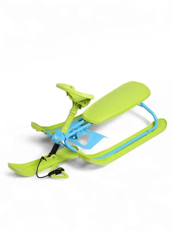 Снегокат, лимонный, голубой, ТСП/ГЛ Nika Kids Снегокат, лимонный, голубой, ТСП/ГЛ Nika Kids