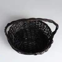 Набор корзин плетёных, овальные 3 шт., 44&times;36 см, Н14 см, Н с ручкой 42 см, дно 38&times;29 см38&times;30&times;13Hх37HHх33&times;24B