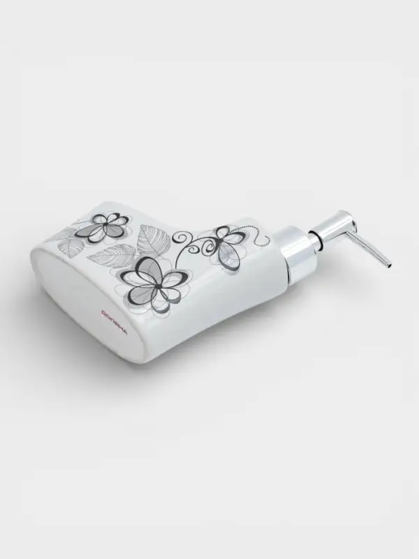 Дозатор для моющего средства с подставкой для губки Доляна &laquo;Романтика&raquo;, 250 мл