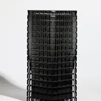 Ваза для цветов &laquo;Валери&raquo;, кубики, 24.5&times;10 см, стекло, серая
