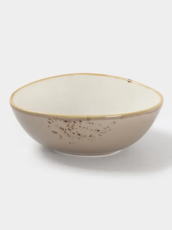 Салатник Magistro &laquo;Церера&raquo;, 440 мл, 15.3&times;13 см, фарфор, коричневый