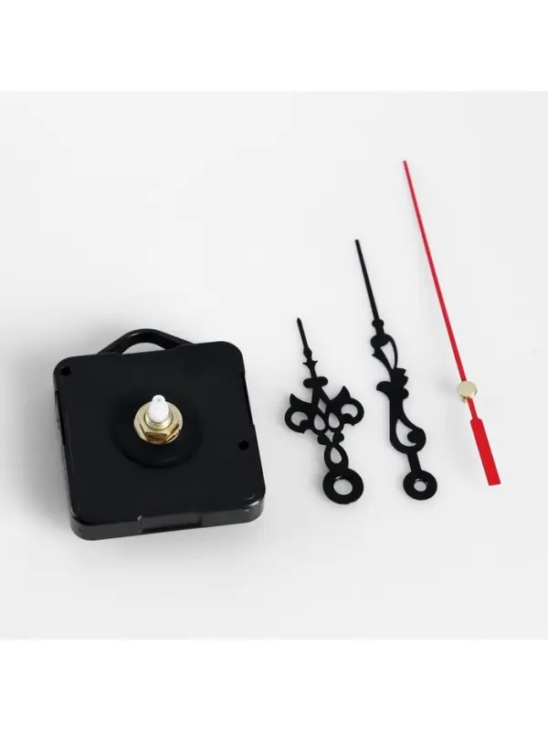 Часовой механизм со стрелками &laquo;Соломон-1&raquo;, плавный ход, шток 16 мм, стрелки 60/88/90 мм