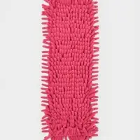 Насадка для плоской швабры &laquo;Доляна&raquo;, 42&times;12 см, 80 г, микрофибра букли, красная