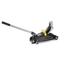 Домкрат подкатной AVS FJ-2000AL (поворотная ручка 360 градусов), 2т, 135-340мм. в кейсе