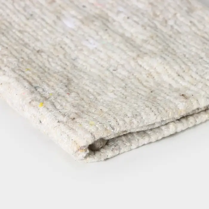 Салфетка - тряпка хозяйственная Доляна, 50×60 см, плотность 180 г/м², строчка 2,5 мм, с оверлоком, белая