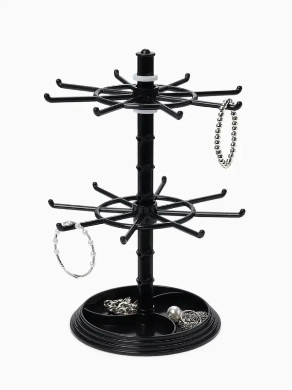 Подставка для украшений &laquo;QF. Карусель&raquo;, универсальная, 16&times;16&times;28 см, чёрная