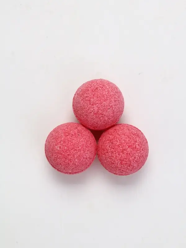 Бомбочки для ванны, аромат клубничный коктейль, набор 3 шт х 40 г, URAL LAB Бомбочки для ванны, аромат клубничный коктейль, набор 3 шт х 40 г, URAL LAB