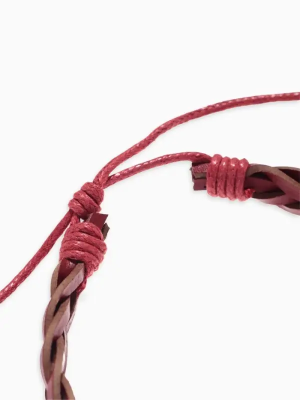 Набор браслетов &laquo;Радужный&raquo;, 4 шт. кожа, цветной, d=8 см