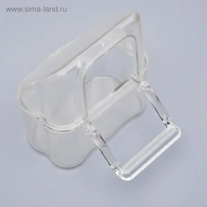 Кормушка для птиц, 6.7&times;6.2&times;8 см, внешняя, пластик, прозрачная