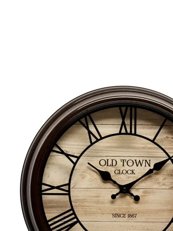 Часы настенные классические, бесшумные, плавный ход, d=31 см