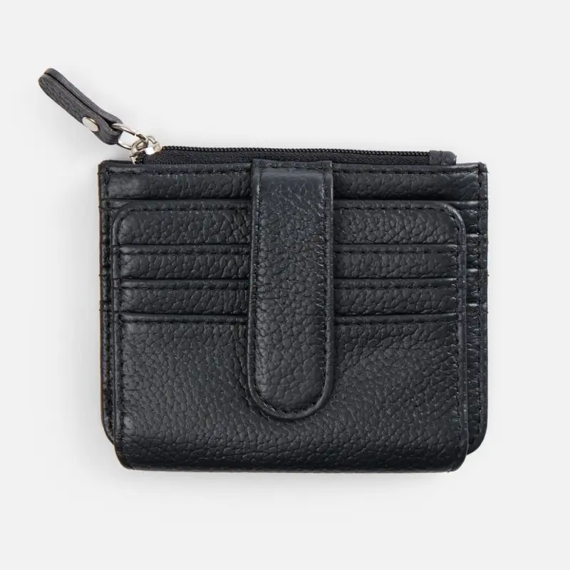 Картхолдер на молнии Unison, черный Картхолдер на молнии Unison, черный