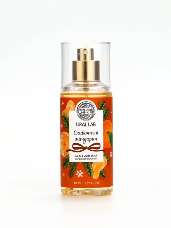 Мист для тела парфюмированный, с ароматом сливочного мандарина, 88 мл, URAL LAB