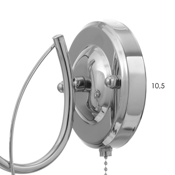 Бра 2023/1 E27 60Вт хром 20х11х16 см