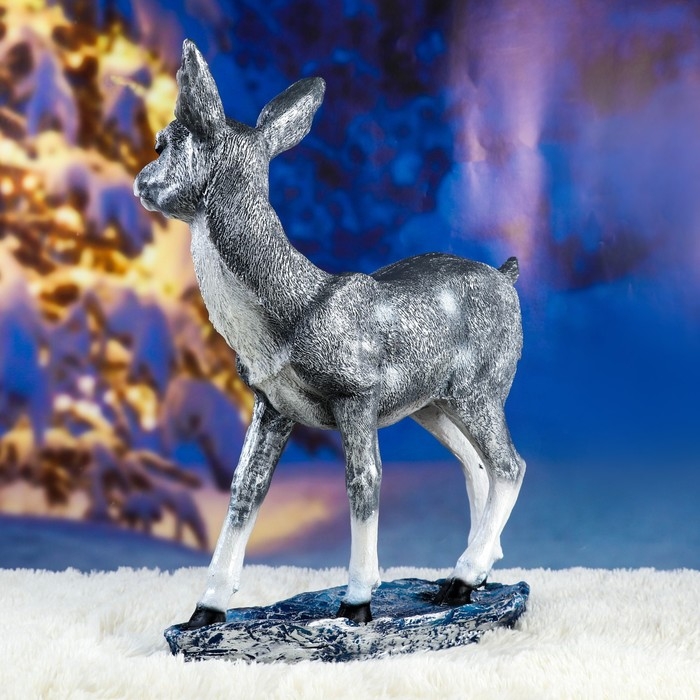 Фигура  Фигура "Олененок зимний" 52х40см
