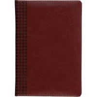 Ежедневник недатированный бордо, тв пер, 140х200, 160л, Lozanna AZ052/bordo