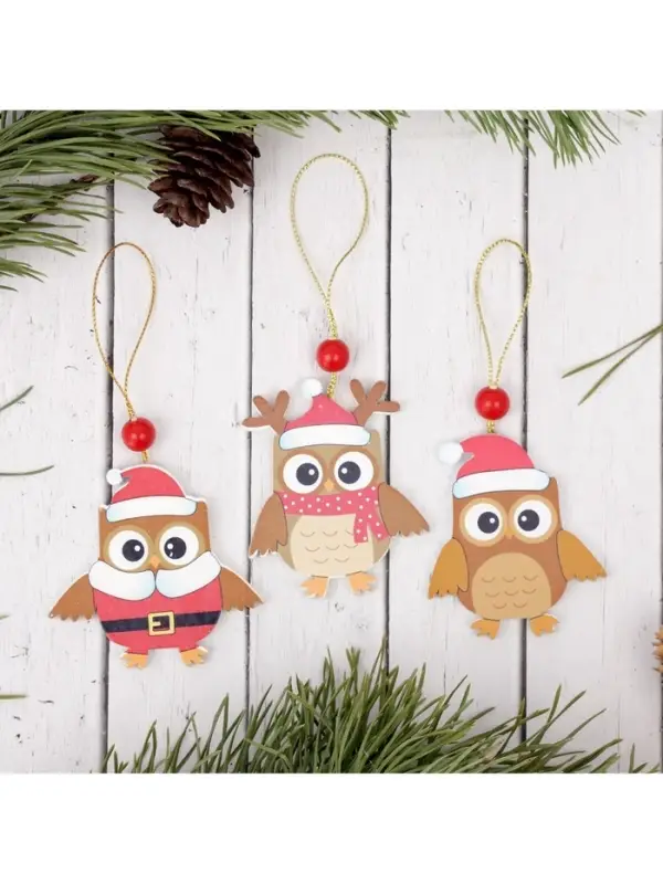 Елочная игрушка Лесная мастерская &laquo;Совята&raquo;, МИКС