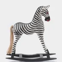 Сувенир &laquo;Зебра-качалка&raquo;, 35&times;11&times;37 см, дерево