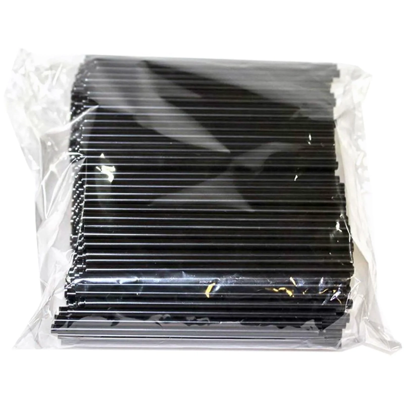 Трубочки для коктейля  Мартини ПП прямые d5мм L125мм черн. 400шт/уп 342034ч