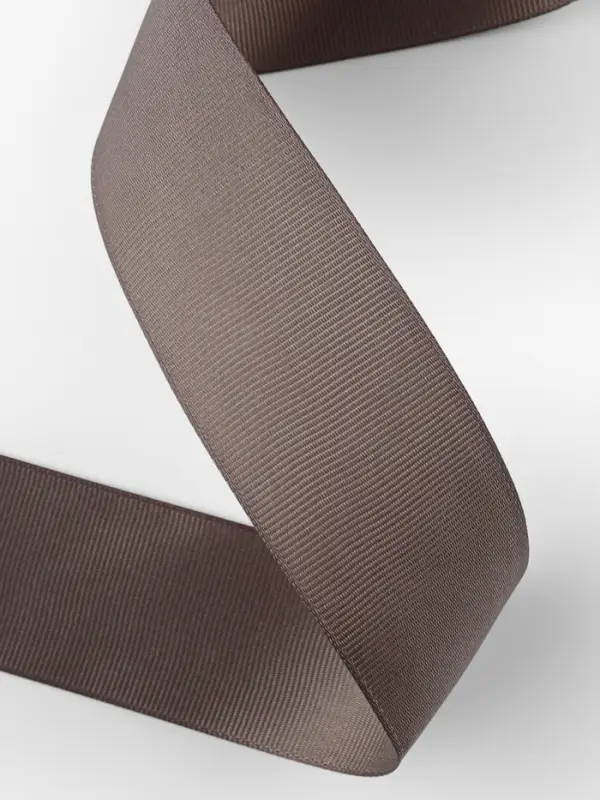 Лента репсовая, 40 мм, 23&plusmn;1 м, серая №107