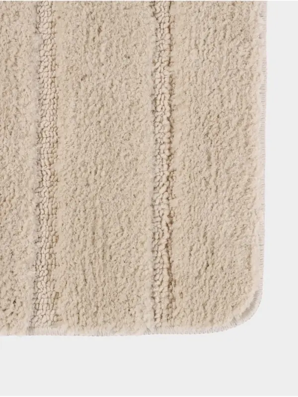 Коврик Savanna, 40&times;60 см, ворс 2 см, микрофибра, бежевый