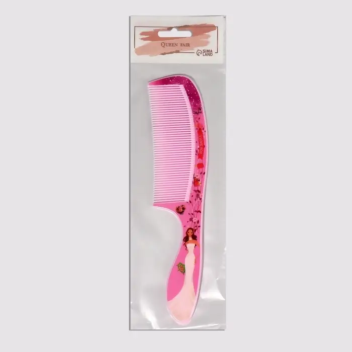 Расчёска «Красотки», 21×4 (±1) см, рисунок МИКС
