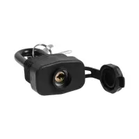 Замок навесной LOCKLAND, 30 мм, влагозащищенный, длинная дужка, 2 ключа, цвет черный