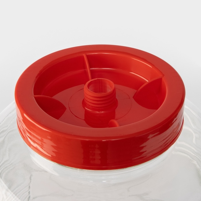 Банка стекляннаяс гидрозатвором, 15 л Банка стекляннаяс гидрозатвором, 15 л