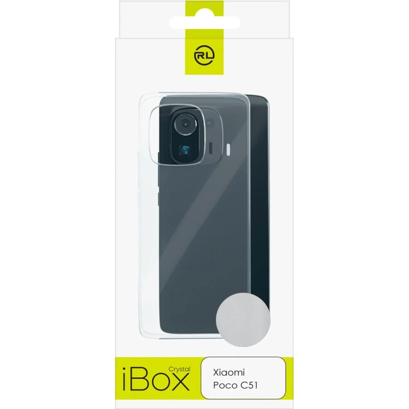 Чехол накладка силикон Red Line iBox Crystal для Xiaomi Poco C51 (прозрачн)