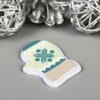 Декор для творчества дерево, войлок "Варежки" набор 6 шт 4х3,2 см Декор для творчества дерево, войлок "Варежки" набор 6 шт 4х3,2 см