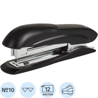 Степлер Attache №10 до 12л., черный антистеп